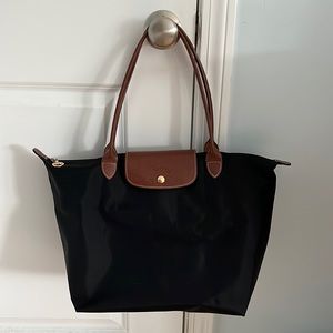 Longchamp Large Le Pliage Tote - Black
